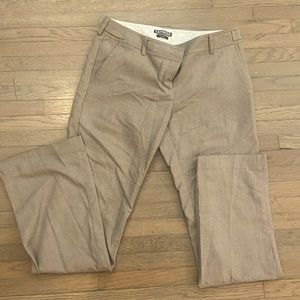 Express columnist pant - brown herringbone color